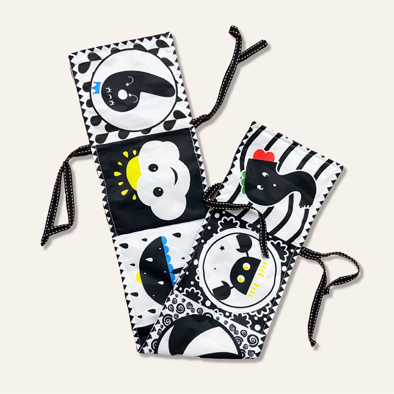 Black and White Cloth Book