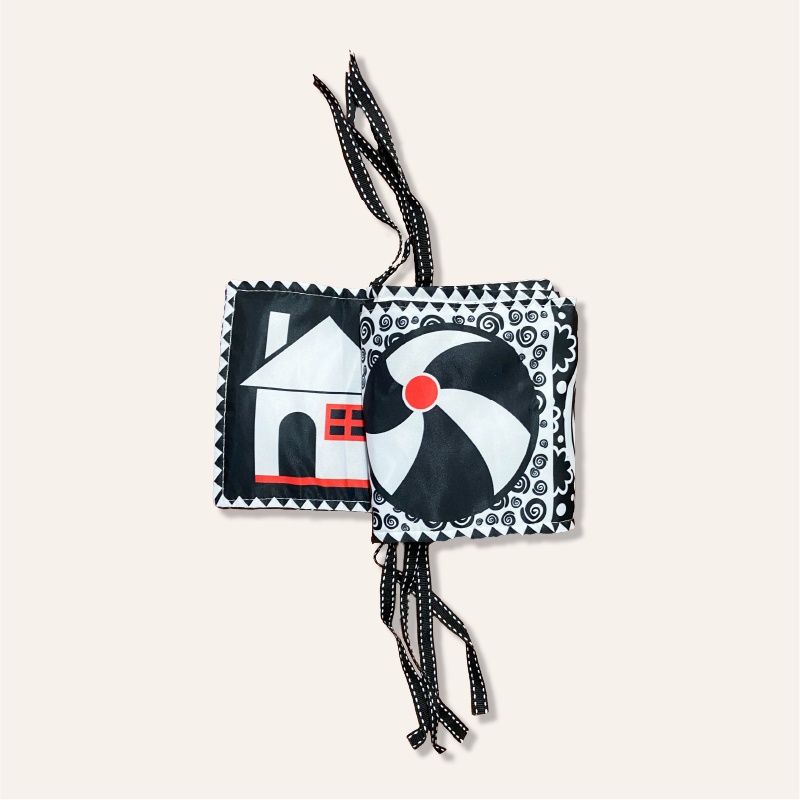 Black and White Cloth Book