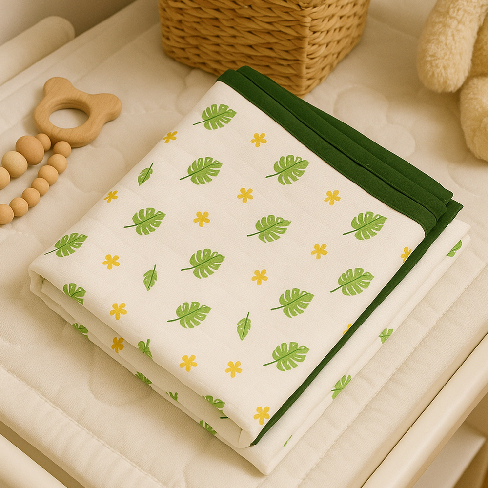 Buy Newborn Gift - 100% Bamboo Muslin Premium Blanket for Babies - Jungle collection Online - Lillbud 