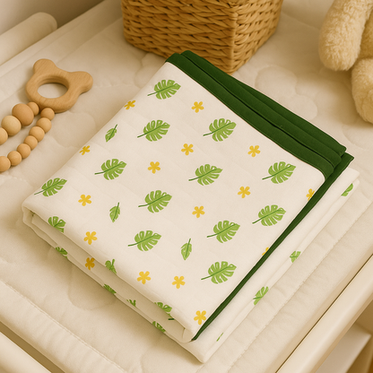 Newborn Gift - 100% Bamboo Muslin Premium Blanket for Babies - Jungle collection