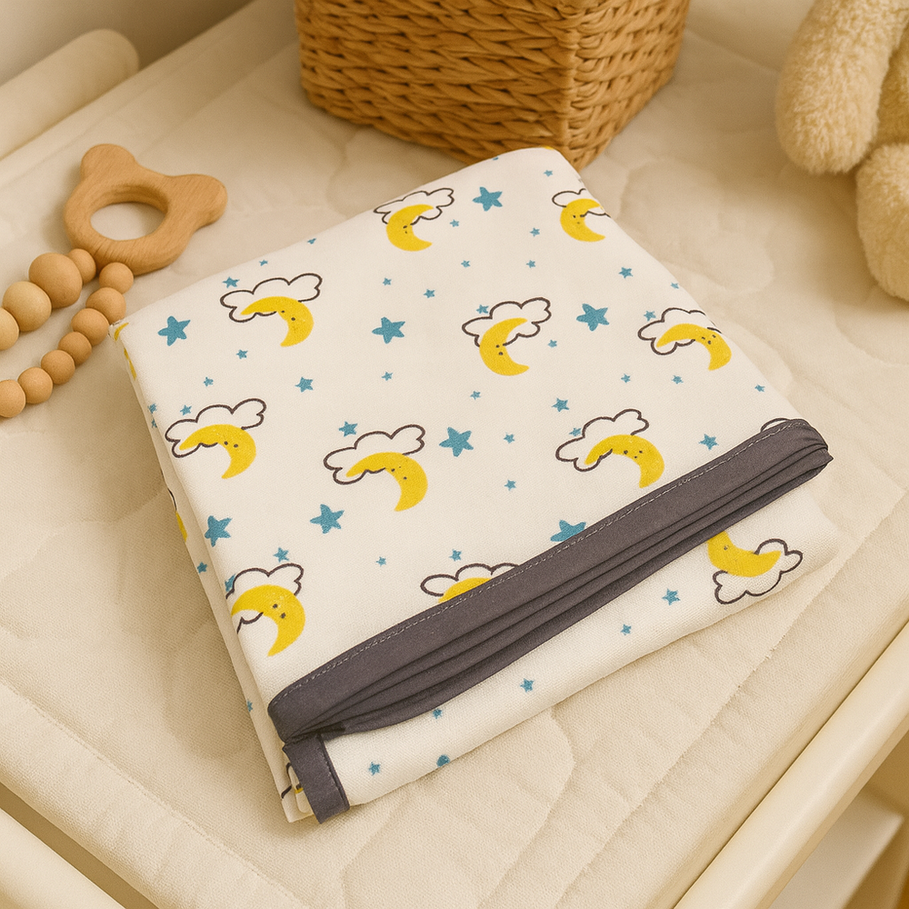 Buy Newborn Gift - 100% Bamboo Muslin Premium Blanket for Babies - Dreamy Night collection Online - Lillbud 