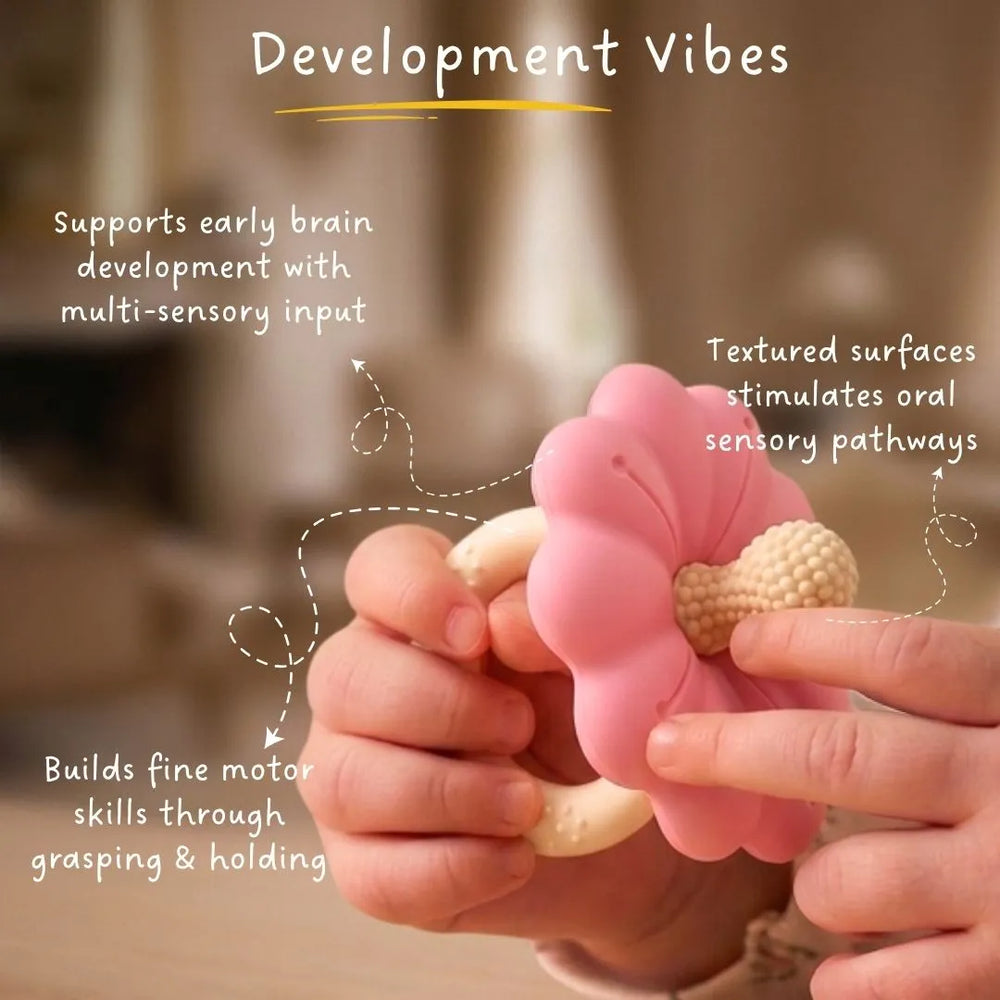 Bloom Teether - Pink