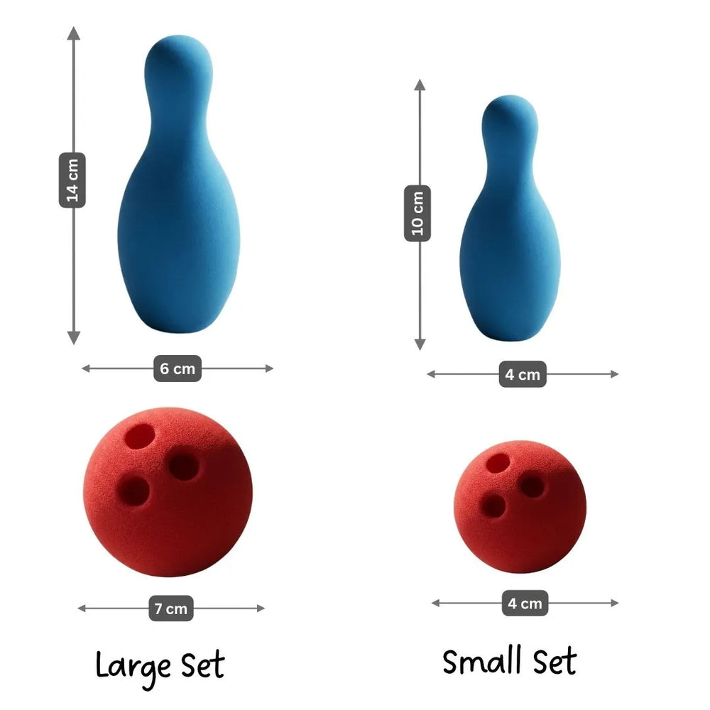 Buy Bowling Set (Made from Natural Rubber Foam) Online - Lillbud 