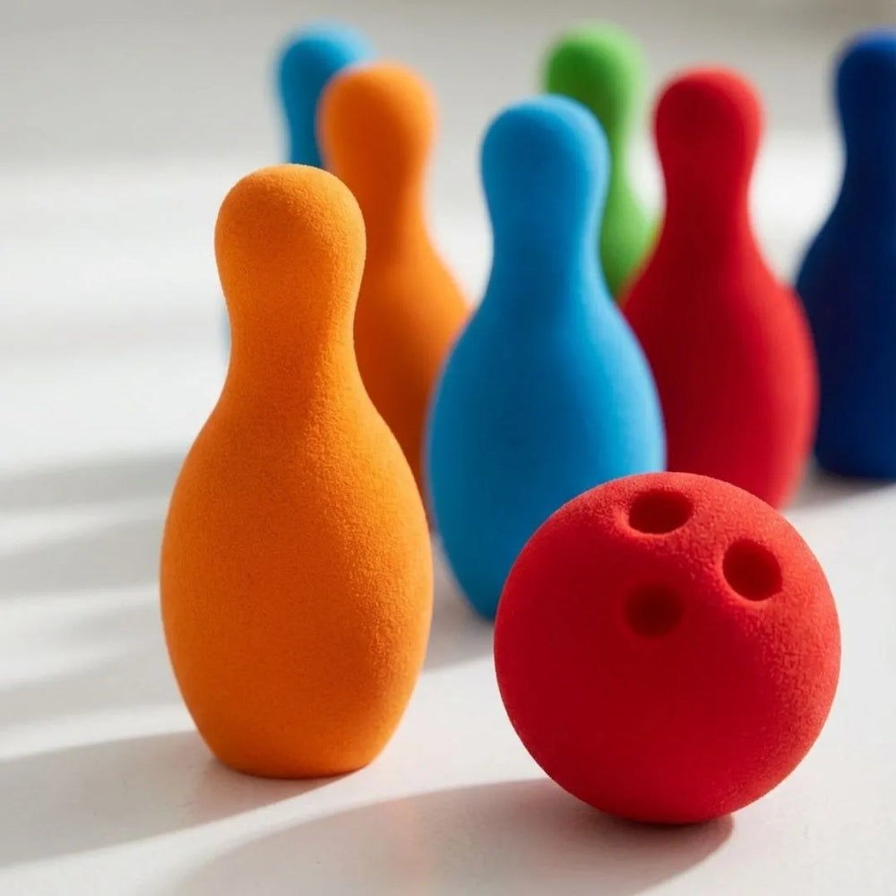 Buy Bowling Set (Made from Natural Rubber Foam) Online - Lillbud 