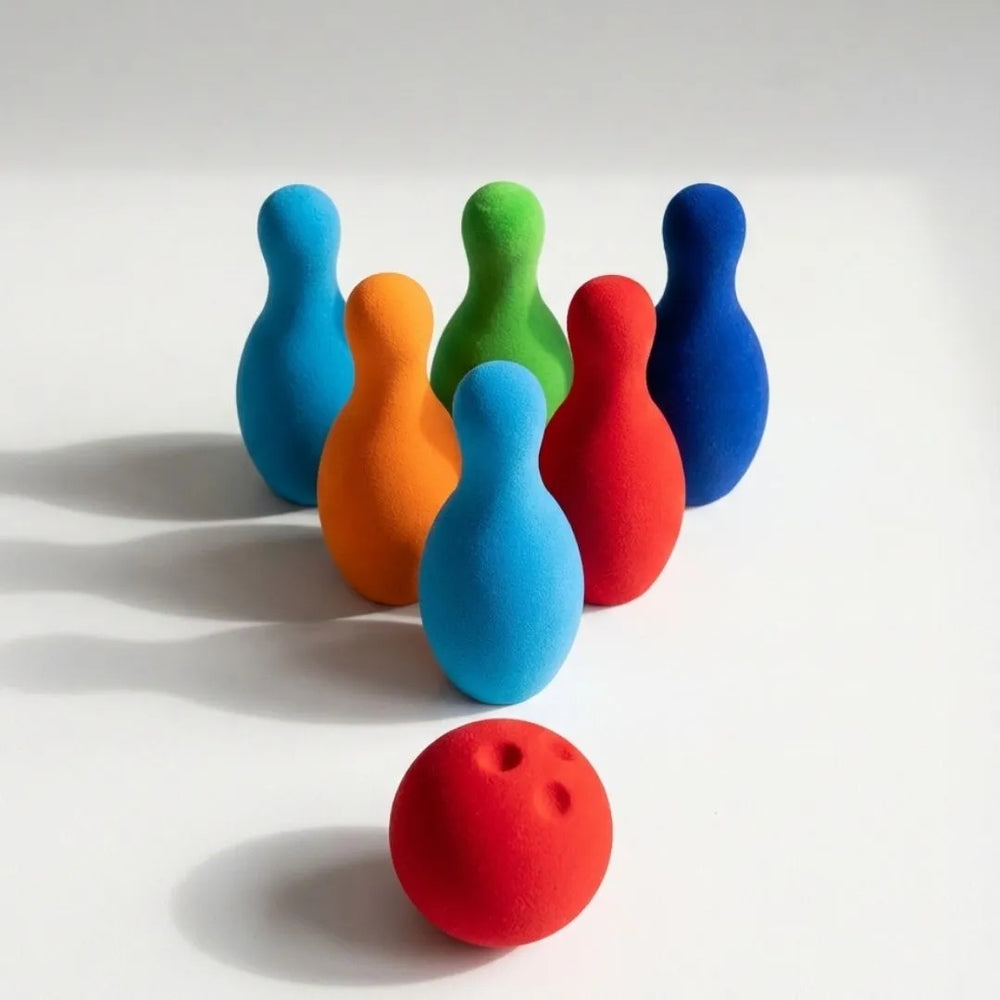 Buy Bowling Set (Made from Natural Rubber Foam) Online - Lillbud 