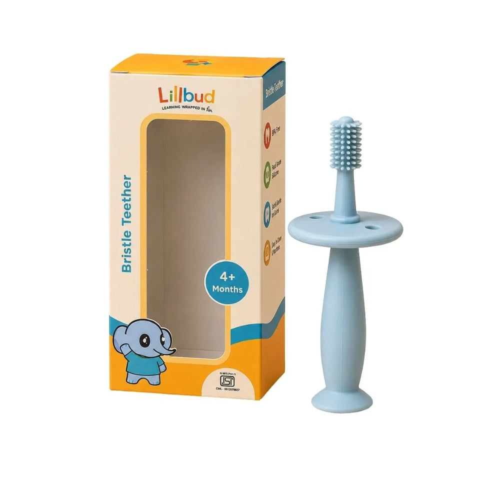 Bristle Teether- Blue