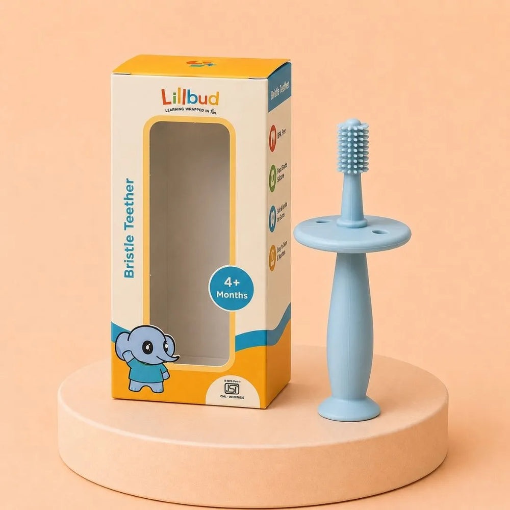 Bristle Teether- Blue