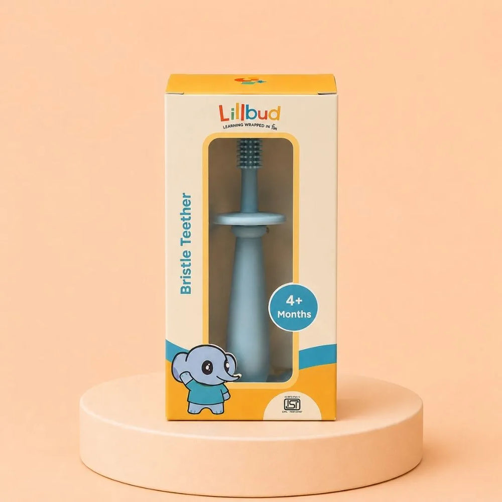 Bristle Teether- Blue