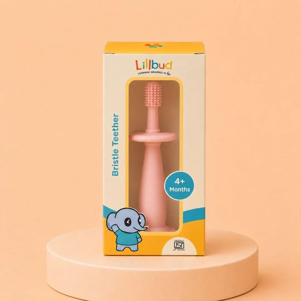 Bristle Teether- Pink