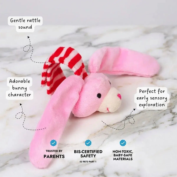 Bunny Wristband Rattle
