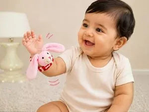 Buy Bunny Wristband Rattle Online - Lillbud