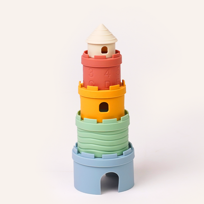 Castle Stacker Bath and Beach Play Toy