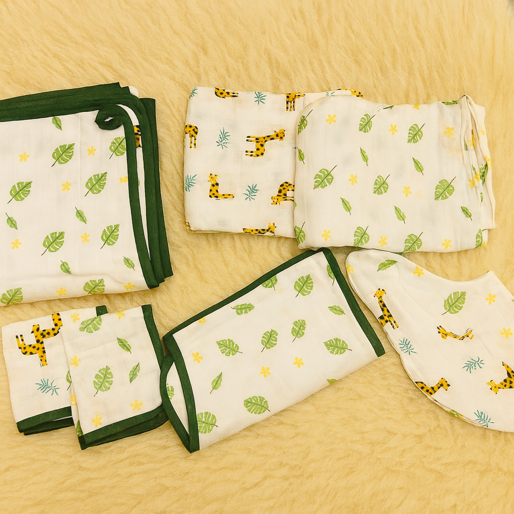 Buy Newborn Complete Muslin Set Online - Lillbud 