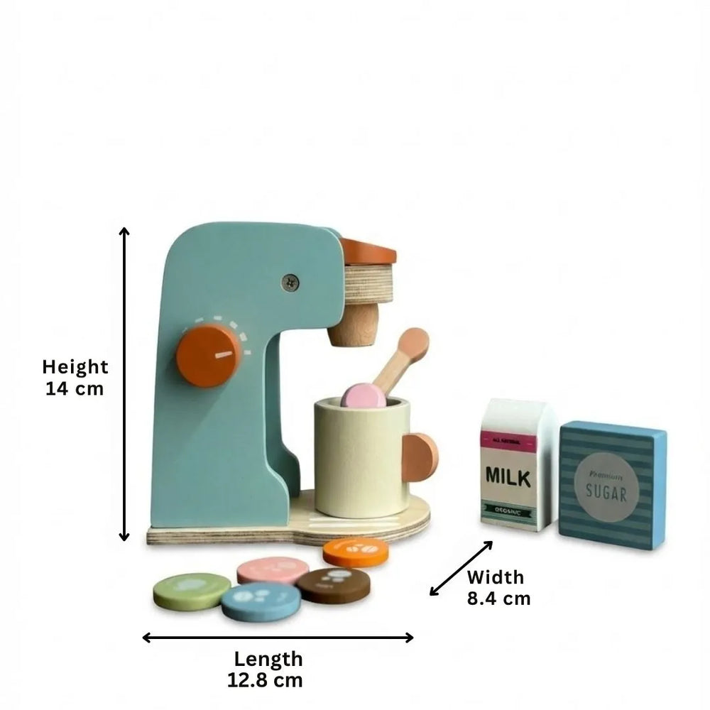 Buy Super Premium Coffee Maker Pretend Play Set Online - Lillbud