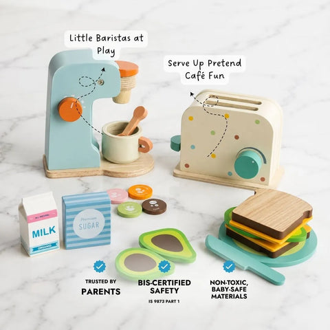 Coffee & Toaster Pretend Play Set