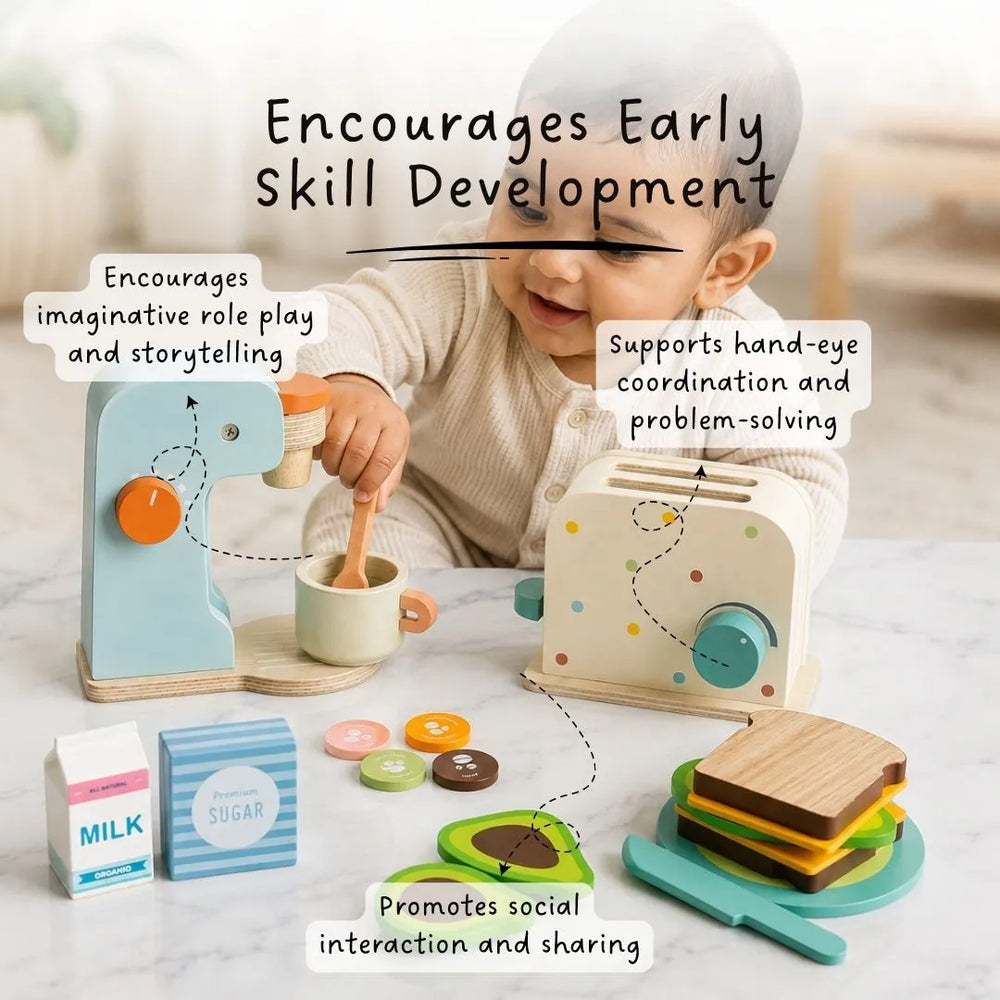 Coffee & Toaster Pretend Play Set