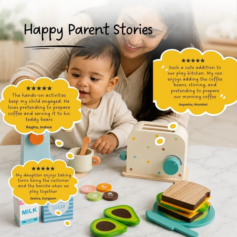 Coffee & Toaster Pretend Play Set