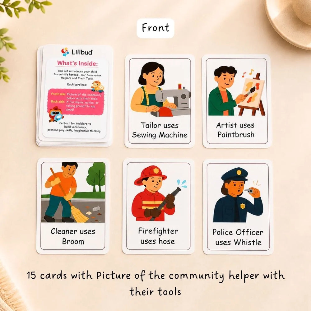 Buy Community Helpers - Flash cards Online - Lillbud 