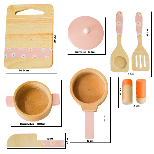 Super Premium Mini Chef Kitchen Pretend Play Set