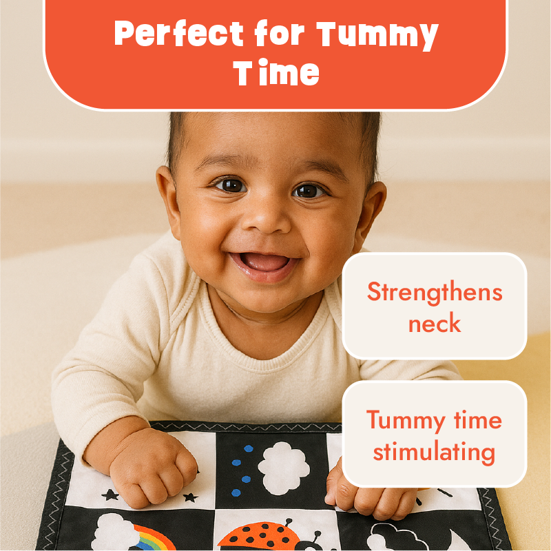 Crinkle Mat - Tummy Time Fun