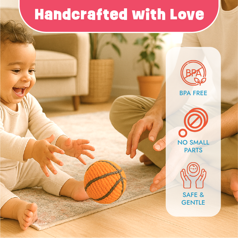Buy Toss and Play - Crochet Balls Set Online - Lillbud 