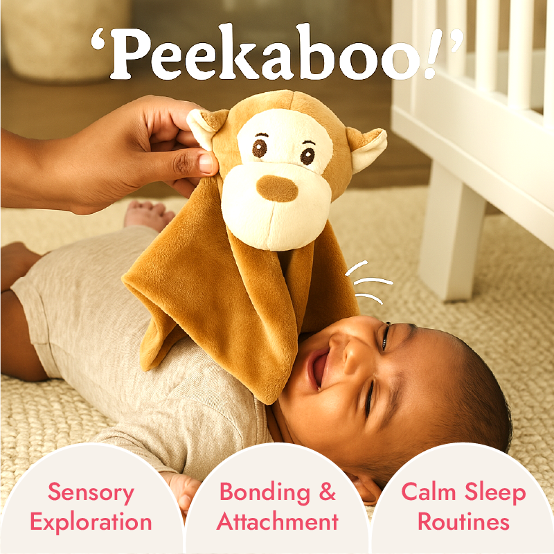 Buy Cuddle Monkey - Soft cuddly friend for little ones Online - Lillbud