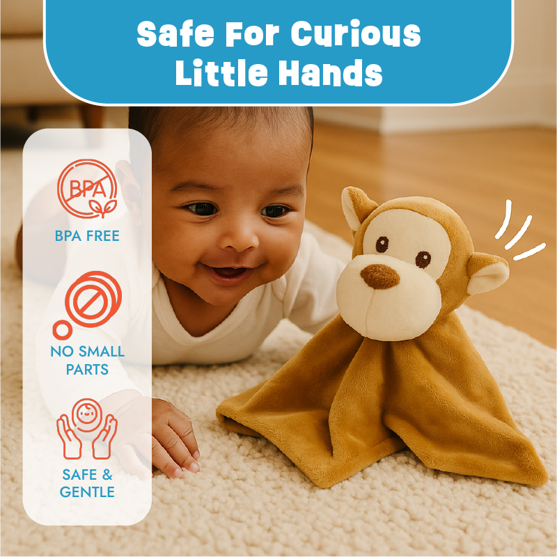 Buy Cuddle Monkey - Soft cuddly friend for little ones Online - Lillbud