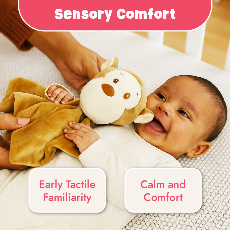 Buy Cuddle Monkey - Soft cuddly friend for little ones Online - Lillbud