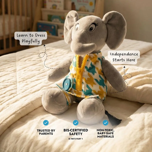 Dressing Skill Teacher Soft Toy - Perfect gift for toddlers