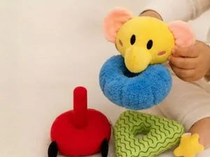 Buy Ellie - Sensory Elephant stacking soft toy Online - Lillbud
