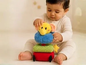 Buy Ellie - Sensory Elephant stacking soft toy Online - Lillbud