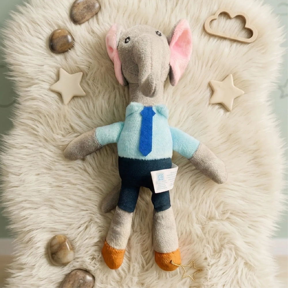 Buy Elephant Rattle Pal - Blue Online - Lillbud 