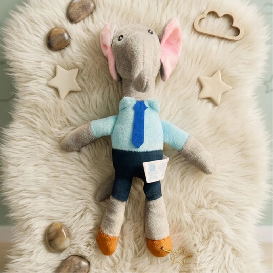 Buy Elephant Rattle Pal - Blue Online - Lillbud 