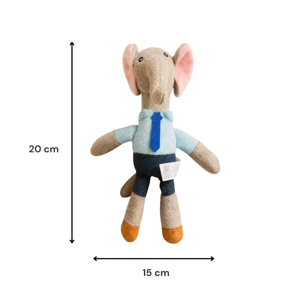 Elephant Rattle Pal - Blue