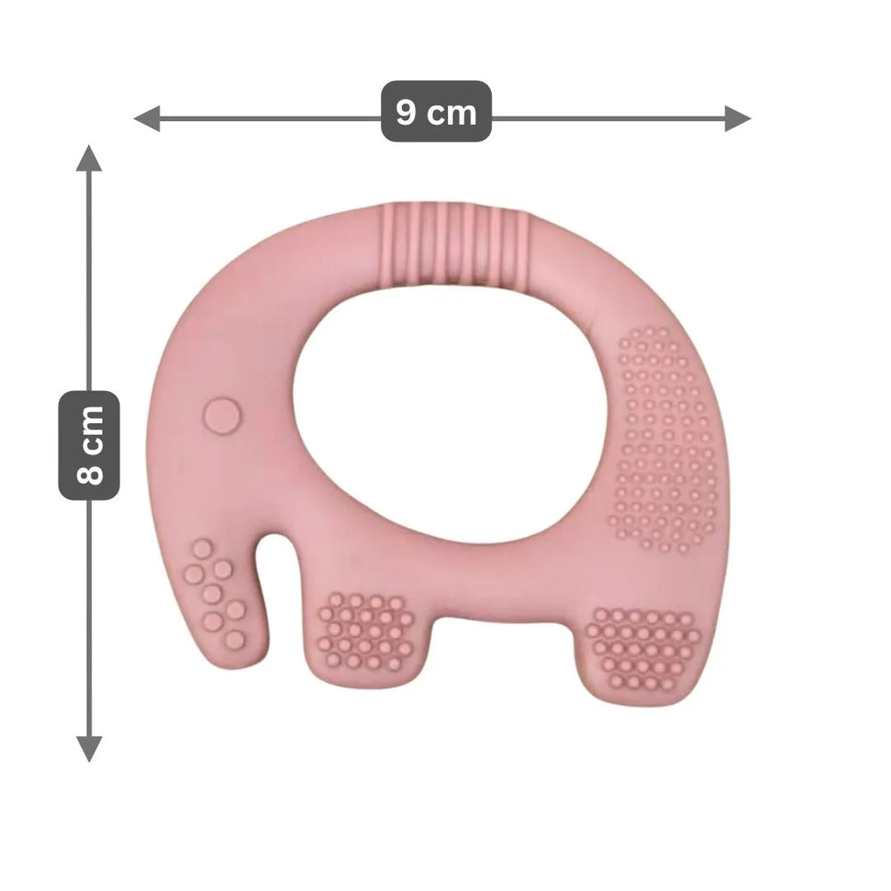 Ellie Grip Teether- Beige, Pink (Set of 2)