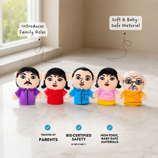 Finger Puppets - Teach kids about family through stories