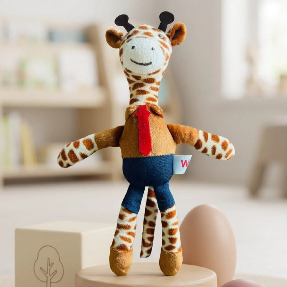 Buy Giraffe Rattle Pal - Brown Online - Lillbud 