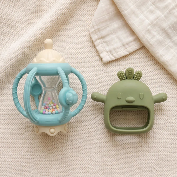 Grip & Rattle Pair - Set of 2 Teethers