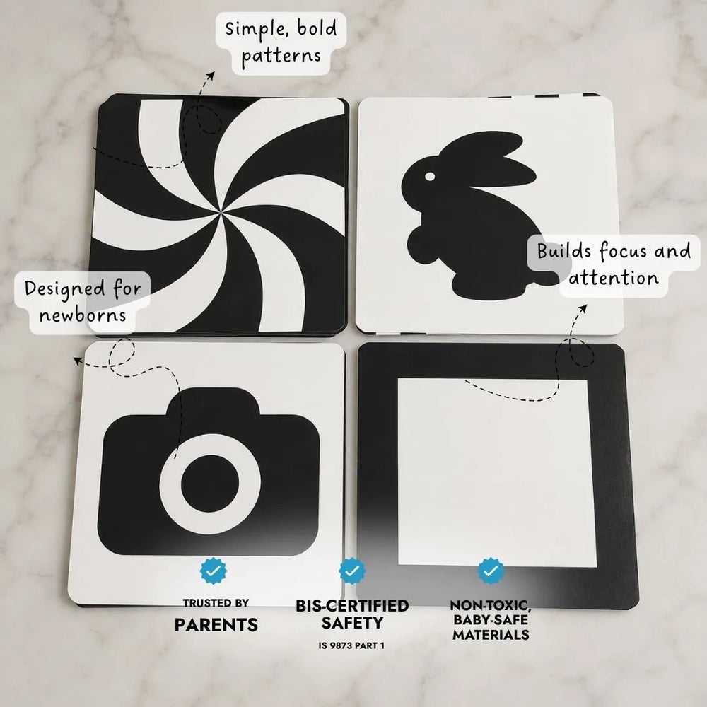 Buy High Contrast flash cards - Set of 20 Online - Lillbud