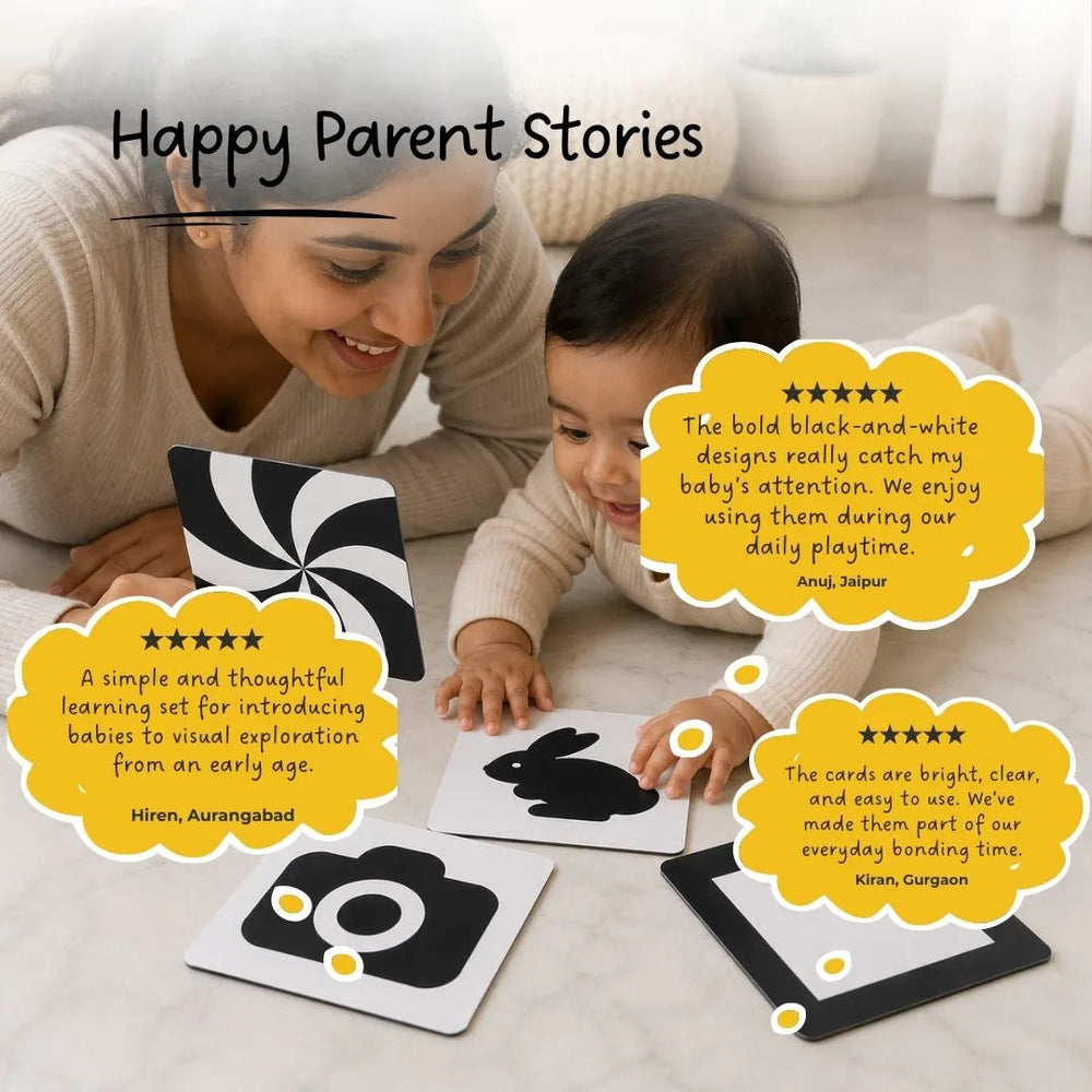 Buy High Contrast flash cards - Set of 20 Online - Lillbud