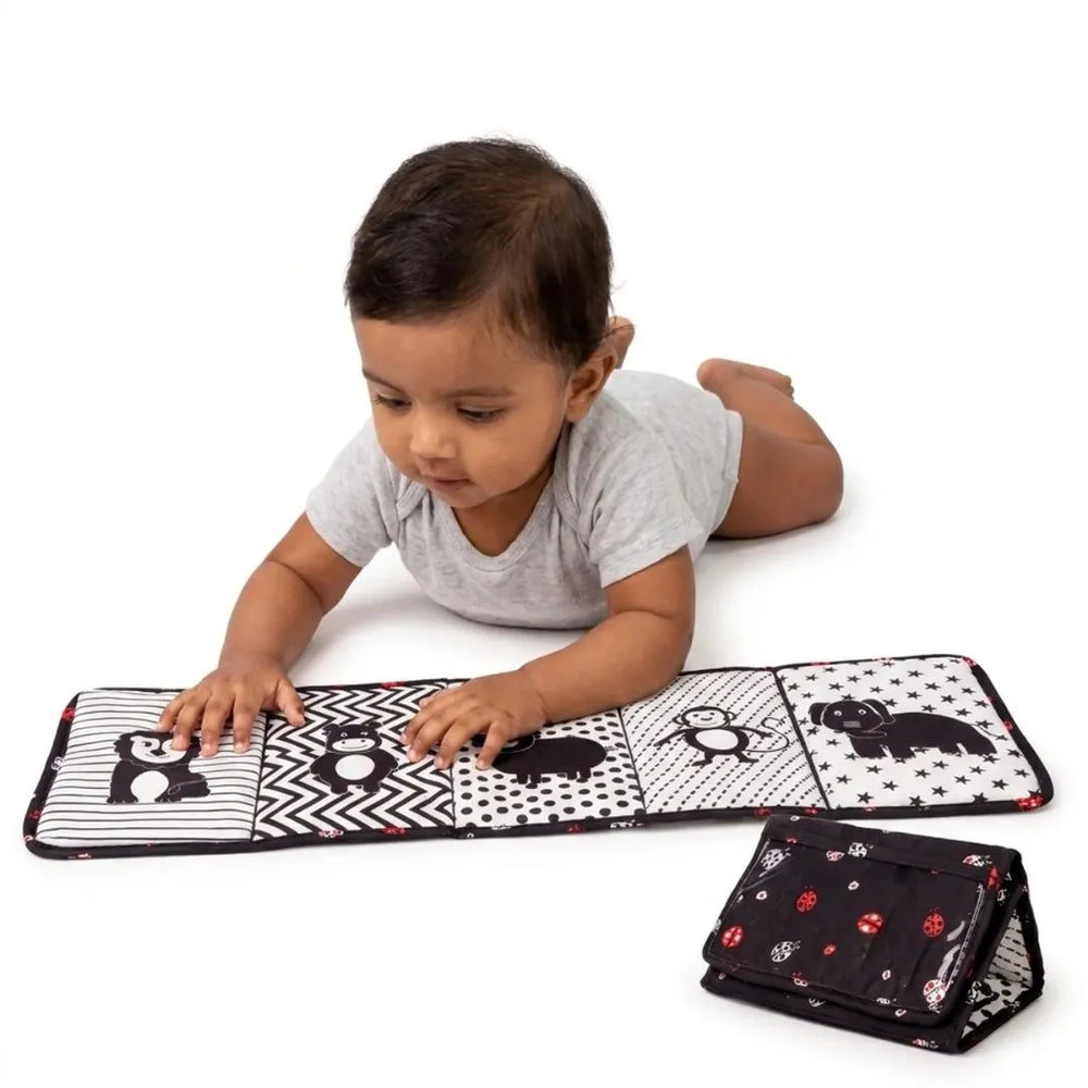 Buy High Contrast Tummy Time Book Online - Lillbud