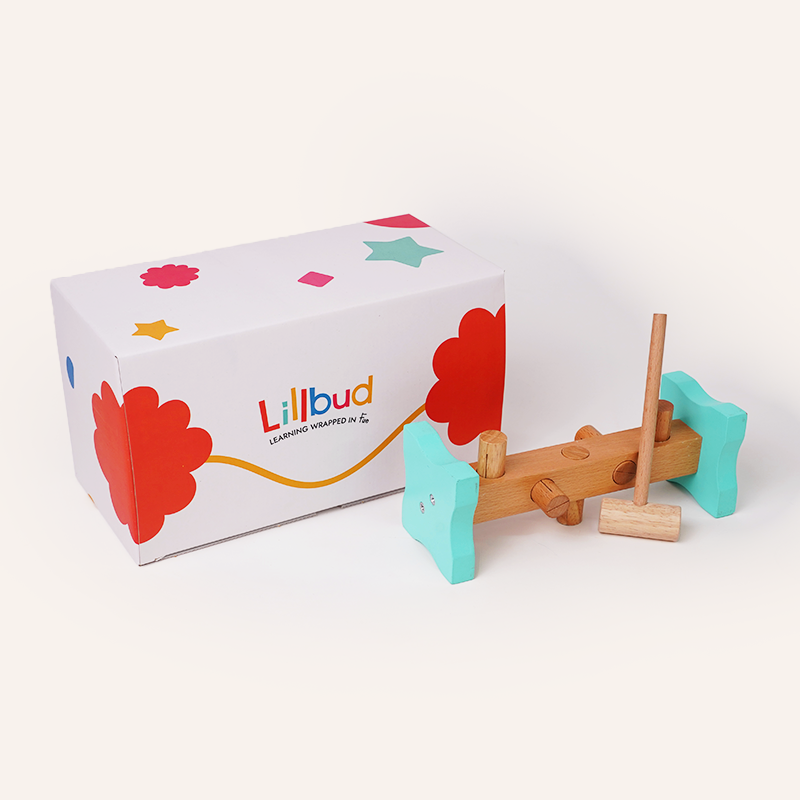 Buy Knock Knock Hammer Toy for Strength and Fine Motor Online - Lillbud 