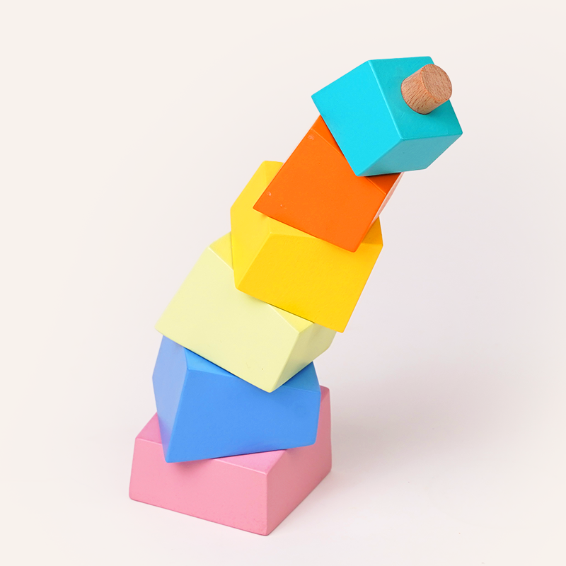 Leaning Tower Complex Stacking Toy for Fine Motor