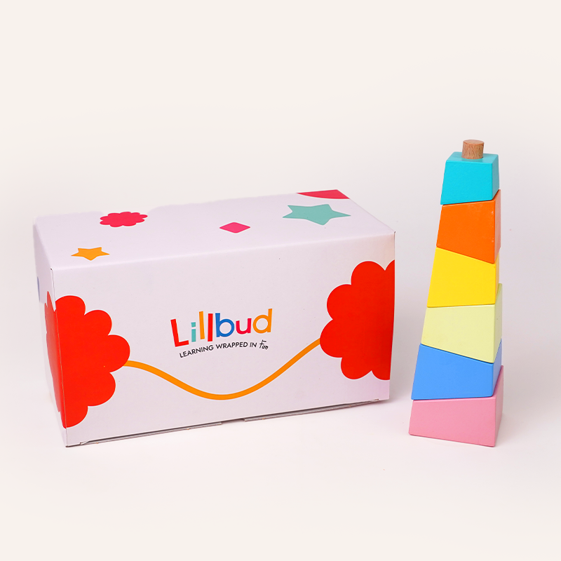 Leaning Tower - Stacking, Balance and Problem-solving Toy for Toddlers