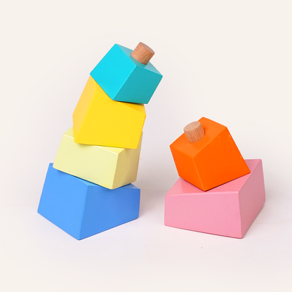 Leaning Tower Complex Stacking Toy for Fine Motor