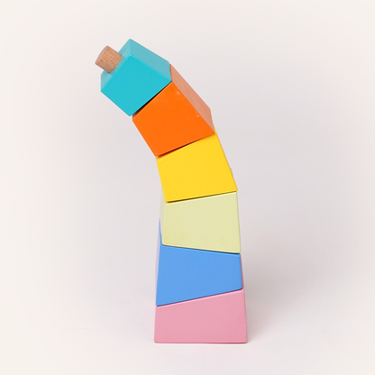 Leaning Tower Complex Stacking Toy for Fine Motor