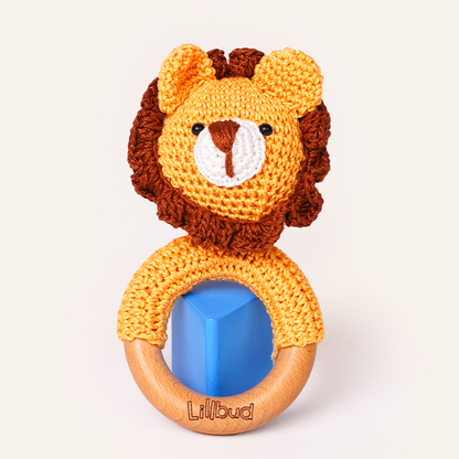 Lion Crochet Rattle