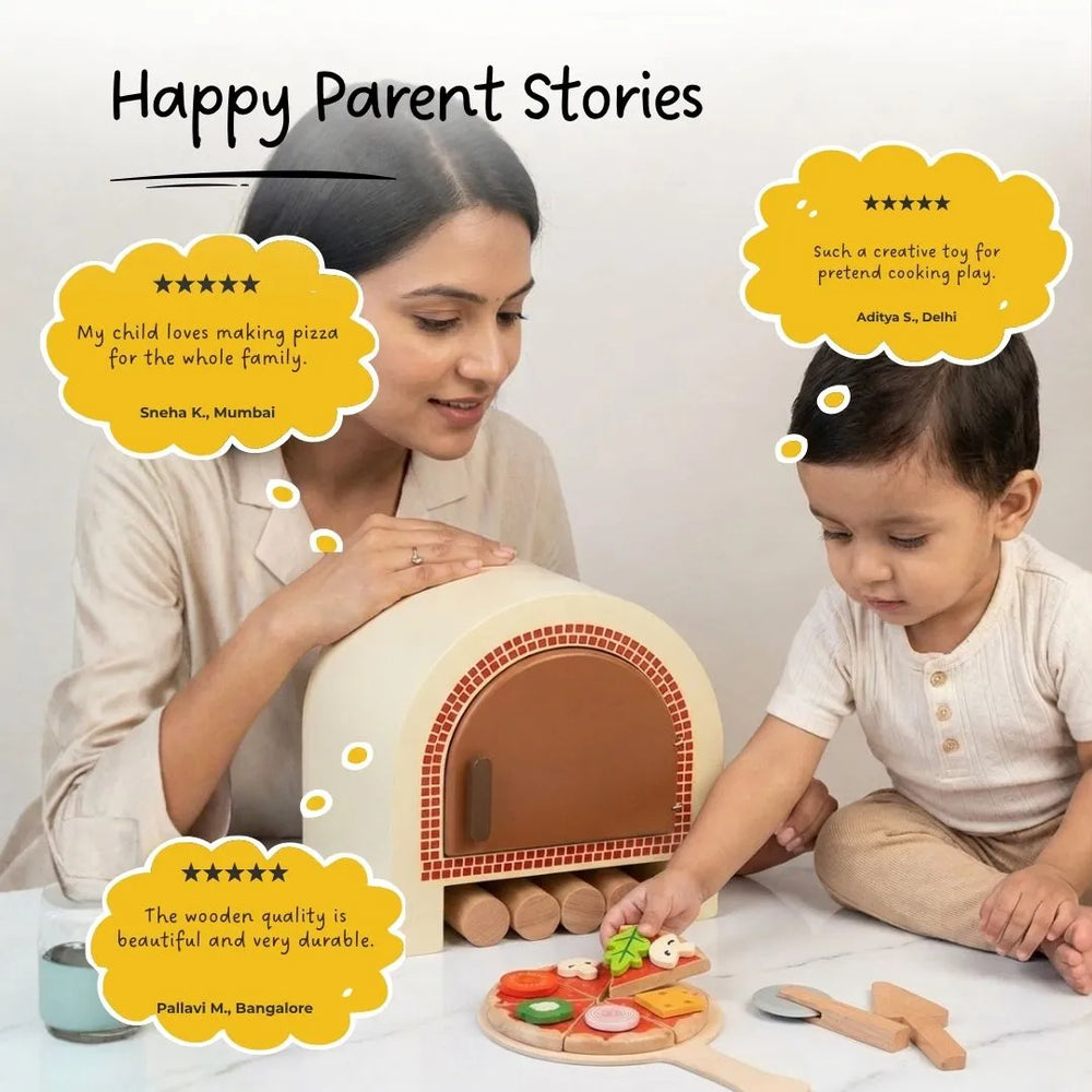 Buy Little Pizzeria Pretend Play Set Online - Lillbud 