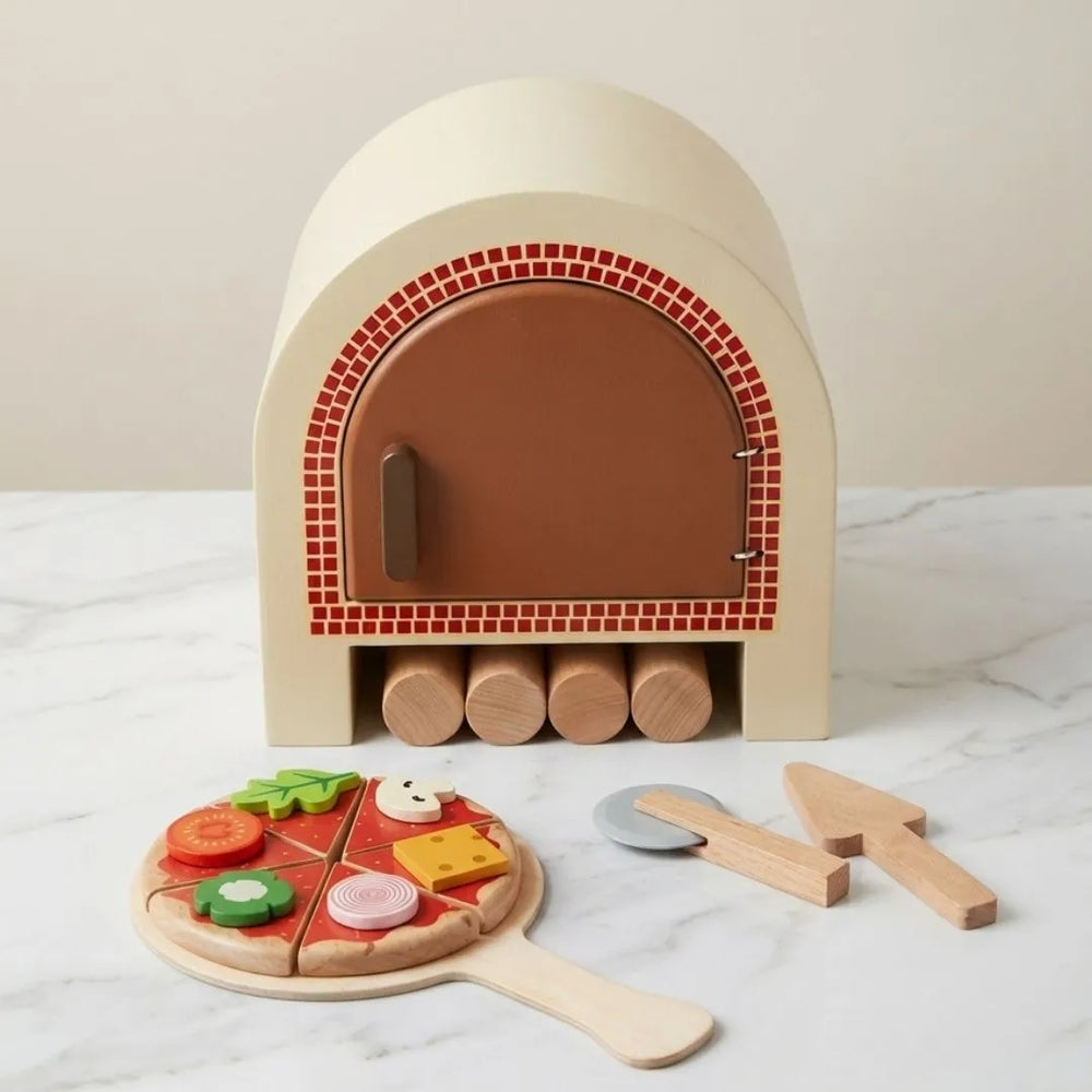 Buy Little Pizzeria Pretend Play Set Online - Lillbud 