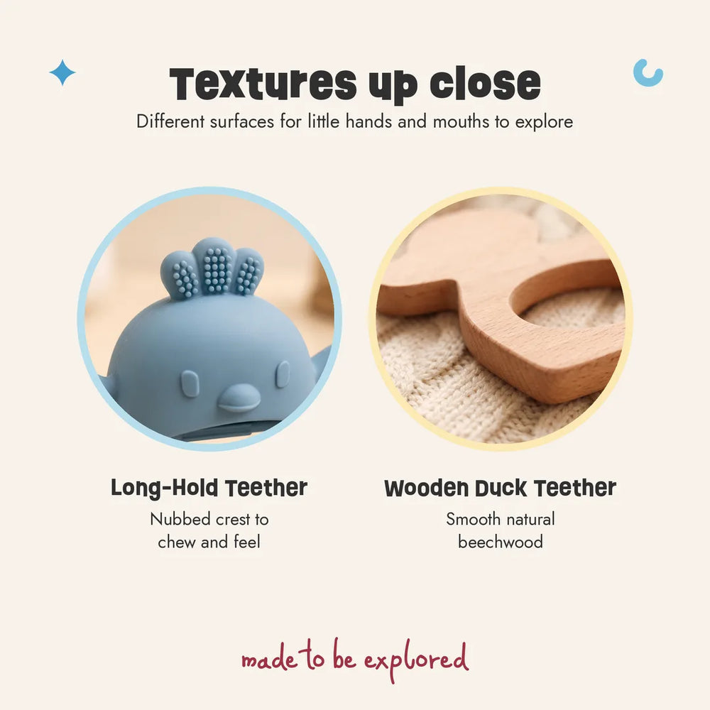 Close-ups of the Long-Hold Twin Pack + Wooden textures
